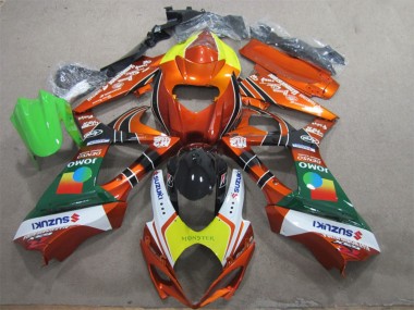 Carenado Moto Suzuki GSXR 1000 2007-2008 - Naranja Amarillo Blanco Rojo Verde Monstruo