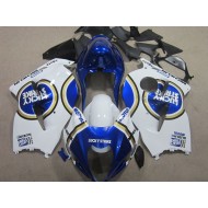Carenado Moto Suzuki GSXR 1300 Hayabusa 1996-2007 - Blanco Azul Motul Lucky Strike