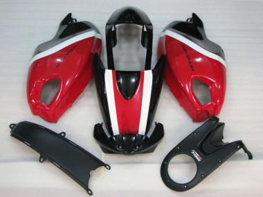 Kits Carenados Moto Ducati Monster 696 2008-2012 - Blanco Rojo Negro Brillante