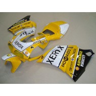 Carenado Moto Ducati 748 916 996 996S 1993-2005 - Blanco Amarillo Negro Brillante Xerox