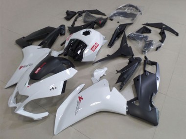 Carenado Moto Aprilia RS4 50 125 2012-2018 - Blanco Negro Mate