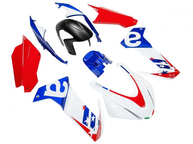 Carenados Moto Aprilia RS660 2020-2024 - Blanco Azul Rojo