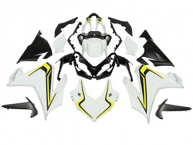 Carenado Moto Honda CBR500R 2022-2023 - Blanco Neon Amarillo Negro Mate