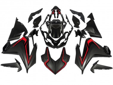 Carenados Moto Honda CBR500R 2022-2023 - Negro Mate Rojo