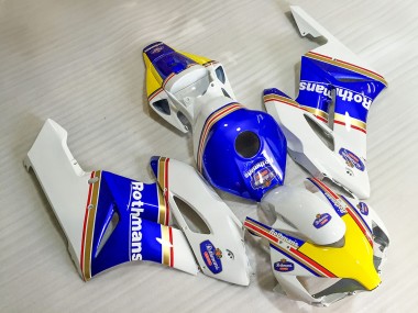 Carenado Moto Honda CBR1000RR 2004-2005 - Blanco Azul Amarillo Rothmans