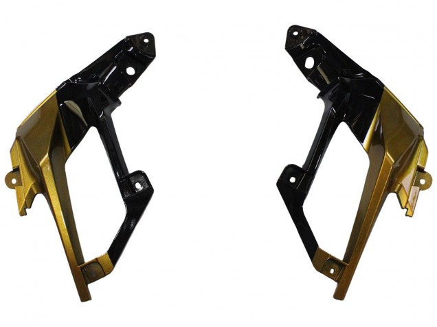 Carenado Moto Kawasaki EX400 2018-2024 - Oro Negro Brillante