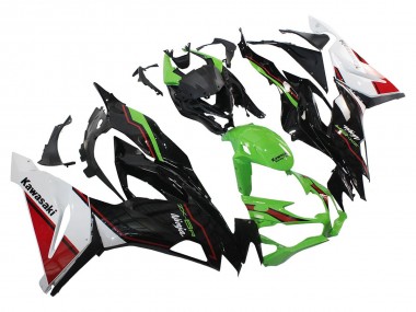 Carenado Moto Kawasaki ZX6R 2019-2022 - Verde Negro Brillante Blanco Rojo
