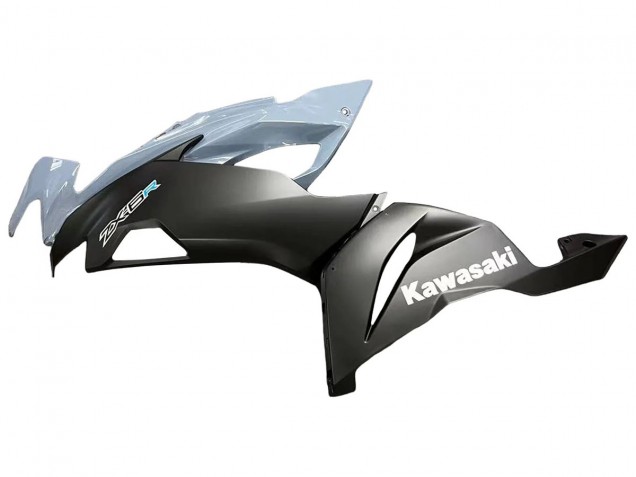 Carenado Moto Kawasaki ZX6R 2019-2022 - Gris Negro Mate