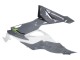 Carenado Moto Kawasaki ZX6R 2019-2022 - Blanco Gris Verde
