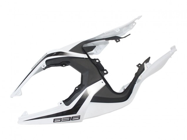 Carenado Moto Kawasaki ZX6R 2019-2022 - Blanco Gris Verde