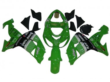 Carenado Moto Kawasaki ZX10R 2006-2007 - Verde Blanco Negro Elf