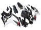 Carenado Moto Suzuki GSXR 600/750 2006-2007 - Negro Blanco FibraCarbono Estilo