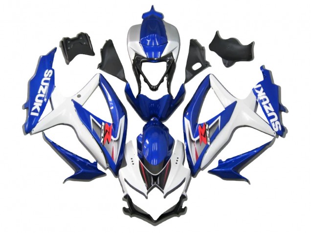 Carenados Moto Suzuki GSXR 600/750 2008-2010 - Blanco Azul Rojo