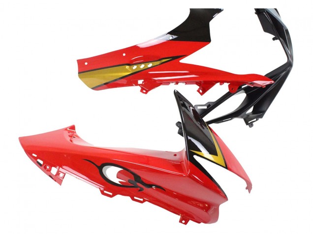 Carenado Moto Suzuki GSXR 600/750 2011-2024 - Rojo Oro Gris Negro Blanco Tiburón