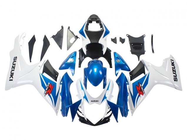 Carenado Moto Suzuki GSXR 600/750 2011-2024 - Azul Blanco