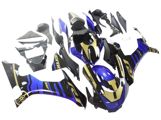 Carenado Moto Yamaha YZF R1 2015-2019 - Azul Oro Negro
