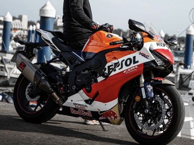 Carenado Moto Honda CBR1000RR 2017-2023 - Naranja Blanco Rojo Negro Brillante Repsol Rojo Bull