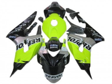Carenado Moto Honda CBR1000RR 2006-2007 - Verde Plata Negro Brillante Repsol