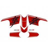 Carenados Moto Suzuki GSXR 1300 Hayabusa 2008-2020 - Negro Brillante Rojo