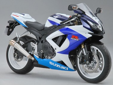 Carenado Moto Suzuki GSXR 600/750 2008-2010 - Blanco Azul Rojo