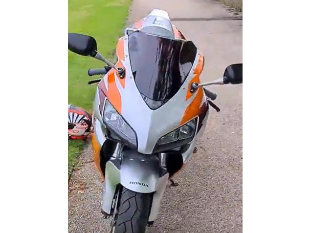 Carenado Moto Honda CBR1000RR 2006-2007 - Plata Naranja