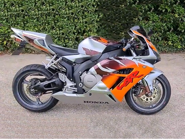 Carenado Moto Honda CBR1000RR 2006-2007 - Plata Naranja